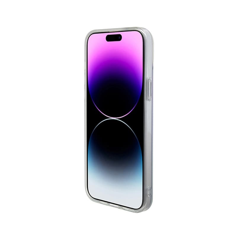 Guess IML Iridescent MagSafe - iPhone 15 Case (Purple) 5