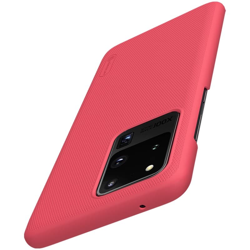 Nillkin Super Frosted Shield - Case for Samsung Galaxy S20 Ultra (Bright Red) 4