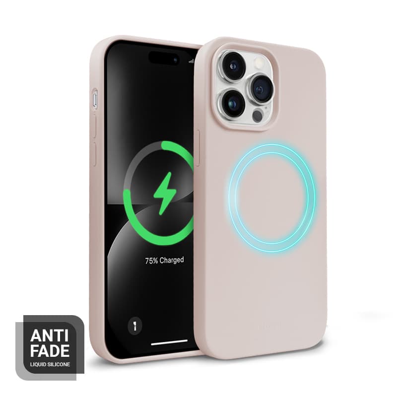 Crong Color Cover Magnetic Case for iPhone 14 Pro (Sand Pink) 2