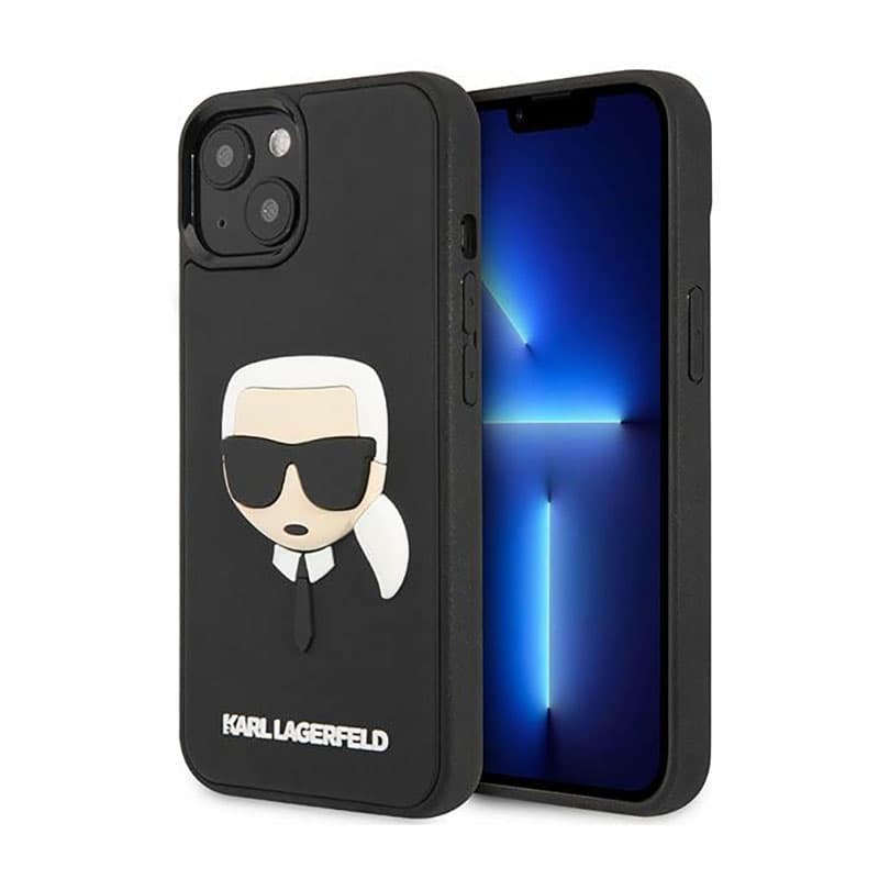 Karl Lagerfeld 3D Rubber Karl's Head - Case for iPhone 14 Plus (Black) 1