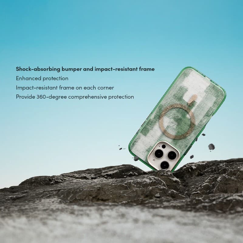 Moshi iGlaze MagSafe - Case for iPhone 16 Pro Max (Sunlit Green) 7