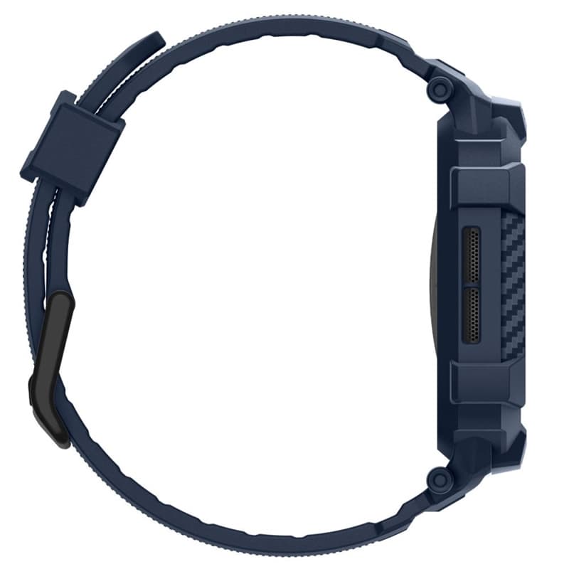 Spigen Rugged Armor Pro V2 – Strap with Case for Apple Watch 10/11 42mm (Navy Blue) 6