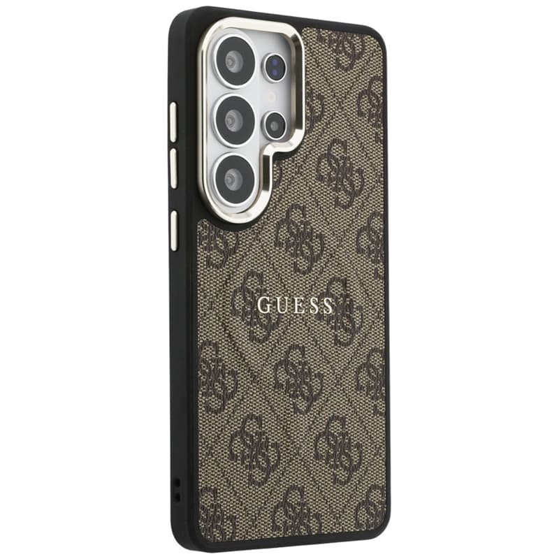 Guess 4G Embossed Ring MagSafe - Samsung Galaxy S26 Ultra Case (Brown) 4