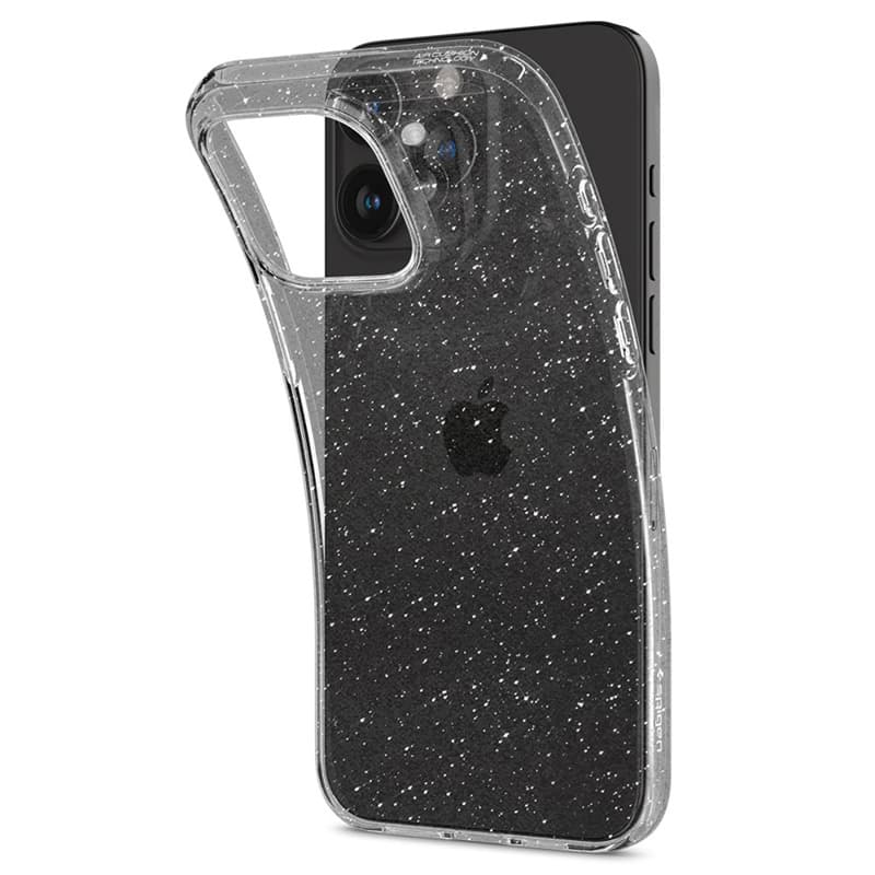 Spigen Liquid Crystal Glitter - Case for iPhone 15 Pro (Transparent) 6