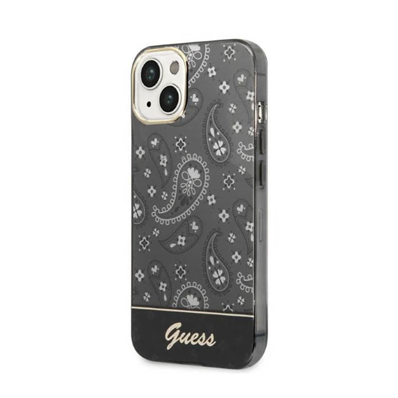 Guess Bandana Paisley - Case for iPhone 14 Plus (black) 2