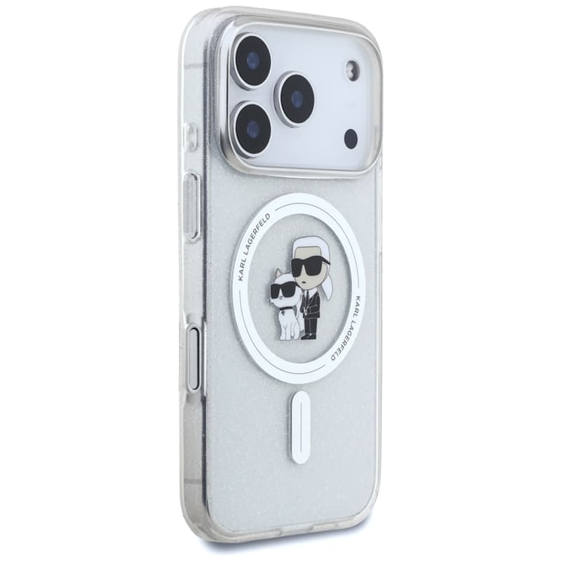 Karl Lagerfeld IML Karl Choupette Glitter MagSafe - Case for iPhone 17 Pro Max (transparent) 4