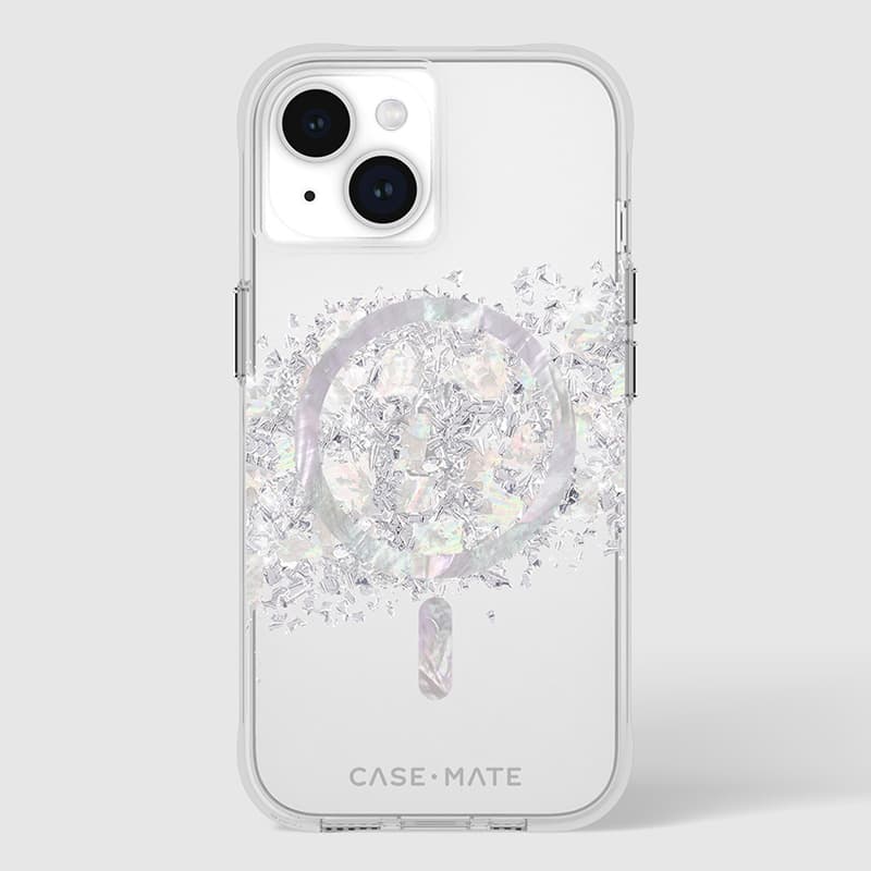 Case-Mate Karat MagSafe - Case for iPhone 15 / iPhone 14 / iPhone 13 decorated with mother of pearl (A Touch of Pearl) 6