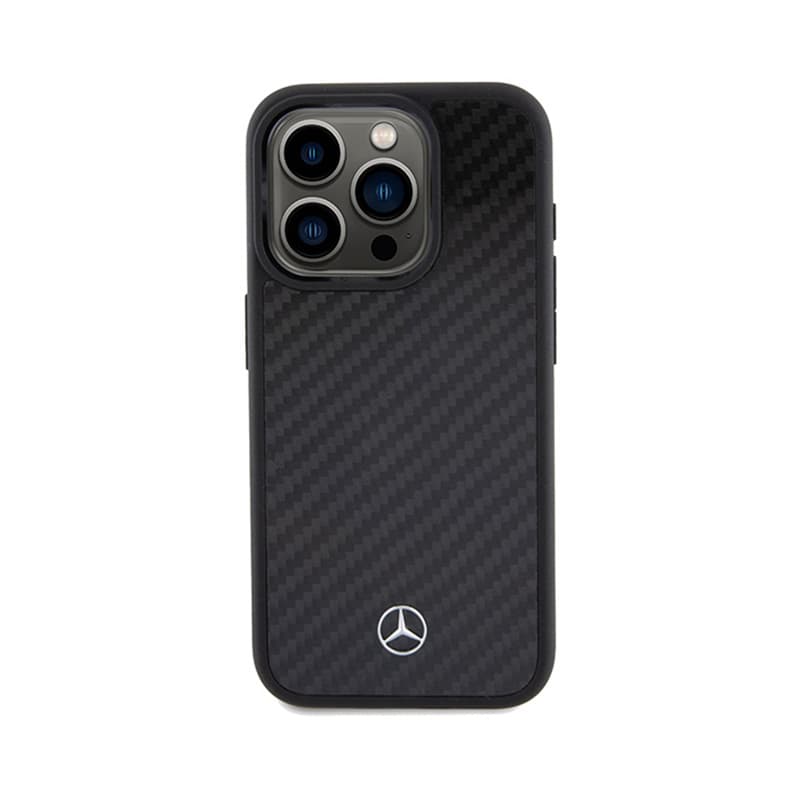 Mercedes Carbon Fiber Dynamic - Case iPhone 15 Pro (Black) 3