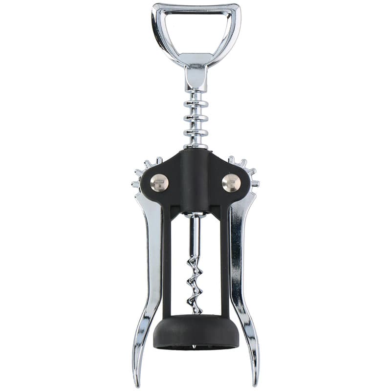 Alpina - Corkscrew / stainless steel wine opener 17 cm (black / silver) 1