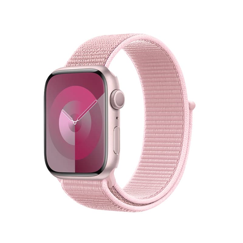 Crong Nylon - Sport Band for Apple Watch 38/40/41/42 mm (Powder Pink) 1