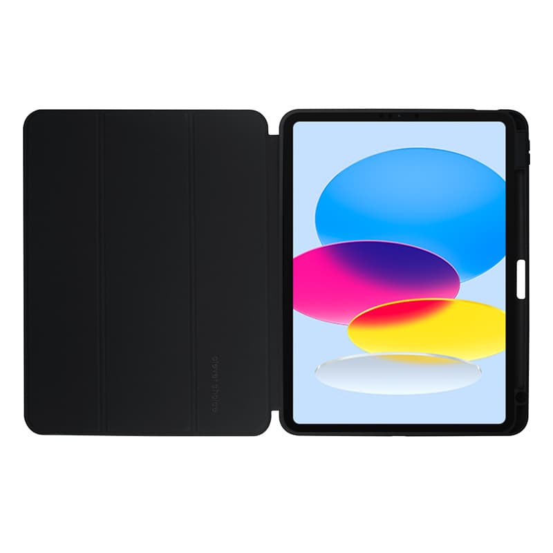 Crong PrimeFolio – iPad 11" (2025) / iPad 10.9” (2022) Case with Stand and Apple Pencil Storage (Black/Clear) 7