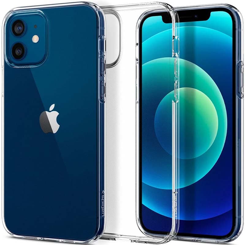 Spigen Liquid Crystal - Case for iPhone 12 / iPhone 12 Pro Case (Clear) 2