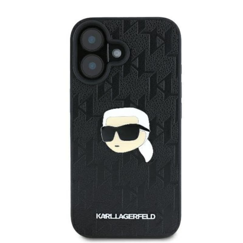 Karl Lagerfeld Monogram Karl Head Pin - Case for iPhone 16 (black) 3