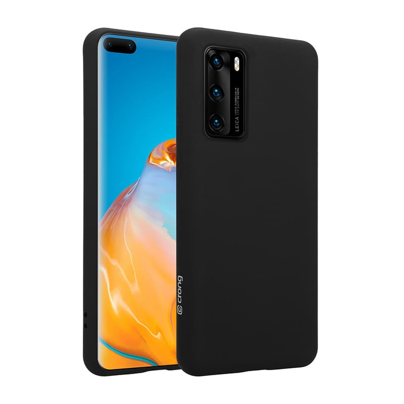 Crong Color Cover - Huawei P40 Case (Black) 4