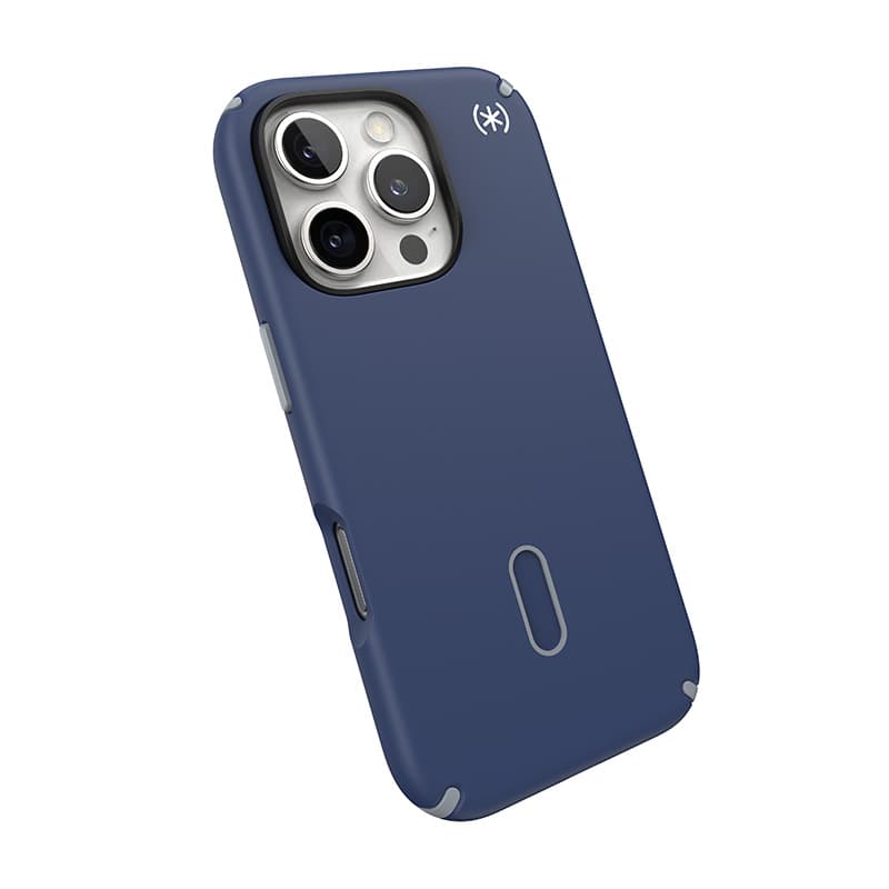 Speck Presidio2 Pro ClickLock & MagSafe - iPhone 16 Pro Case (Coastal Blue / Dust Gray / White) 8