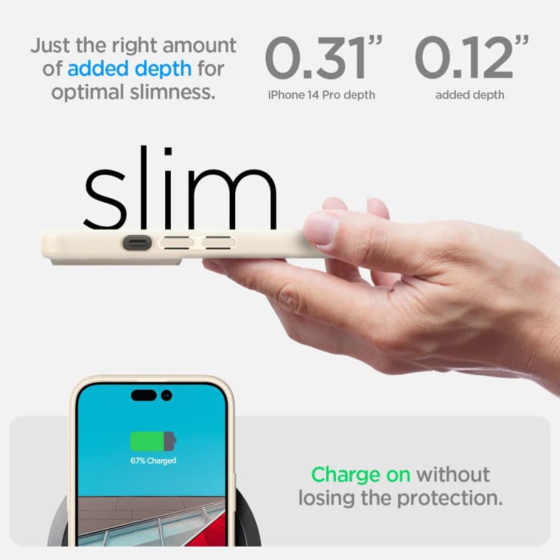 Spigen Ultra Hybrid - Case for iPhone 14 Pro (Beige) 3