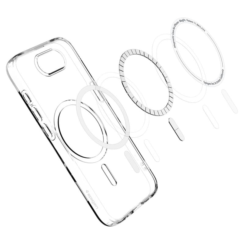 Spigen Liquid Crystal Mag MagSafe - Case for iPhone 17e / 16e (Clear) 6