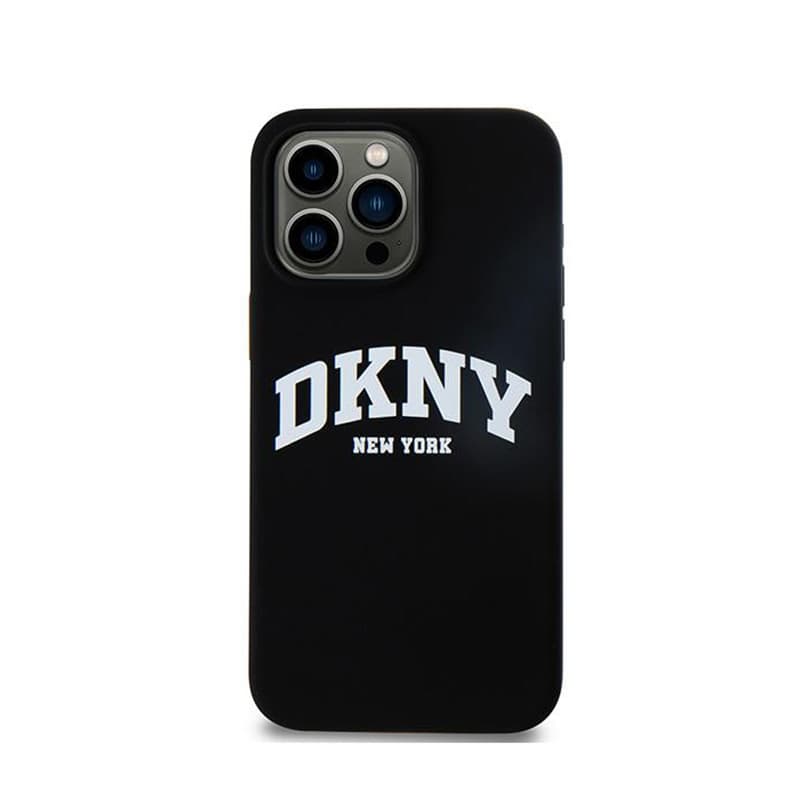 DKNY Liquid Silicone White Printed Logo MagSafe - Case for iPhone 14 Pro Max (black) 3