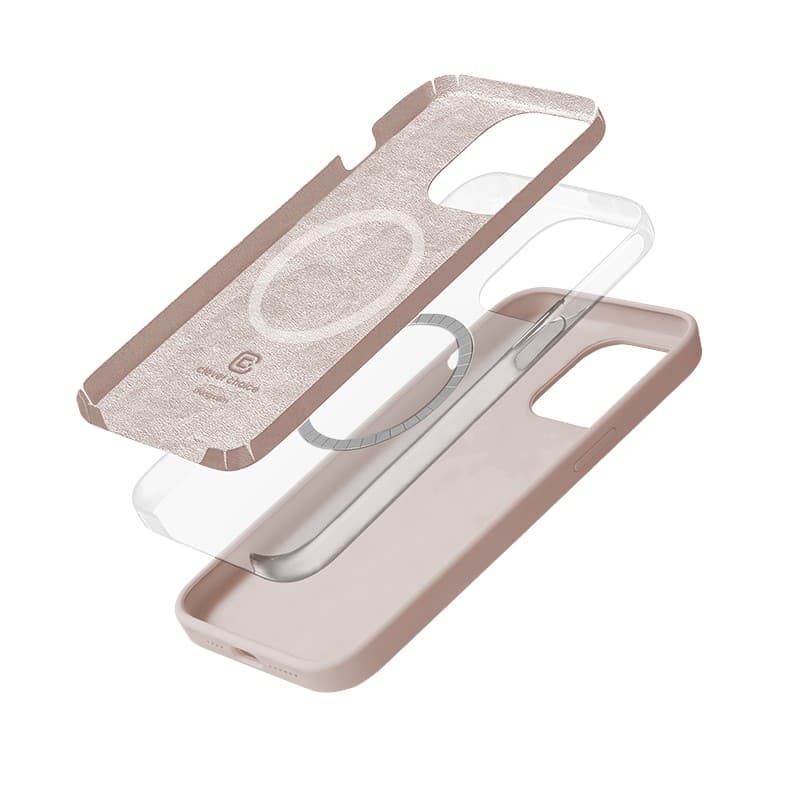 Crong Color Cover Magnetic Case for iPhone 14 Pro (Sand Pink) 3