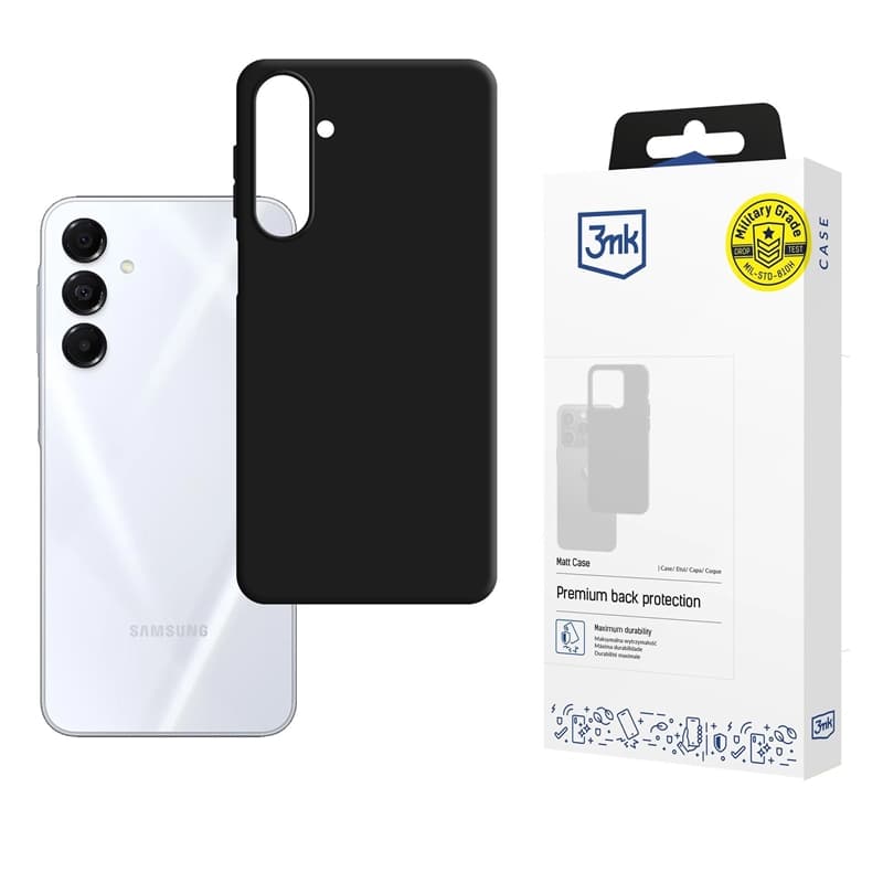 3mk Matt Case - Case for Samsung Galaxy A17 4G/5G (Black)