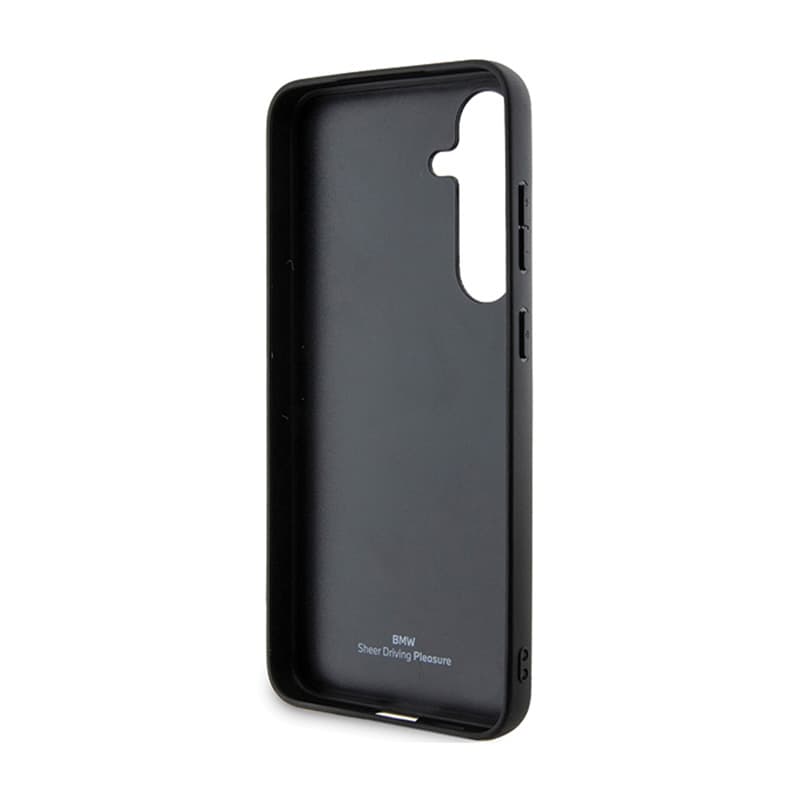 BMW Signature Leather Crossing Lines Pattern - Case for Samsung Galaxy S24 (black) 7
