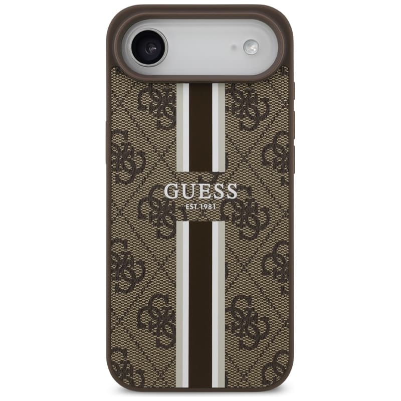 Guess 4G Printed Stripes MagSafe - Case iPhone Air (brown) 3