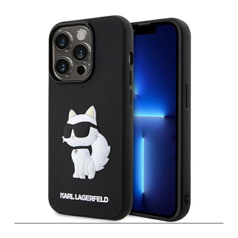 Karl Lagerfeld 3D Rubber NFT Choupette - Case for iPhone 14 Pro (Black) 1