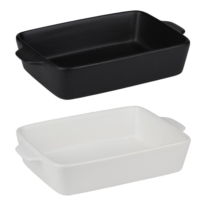 Alpina - Ceramic rectangular ovenproof dish 28x18x6 cm (white) 4