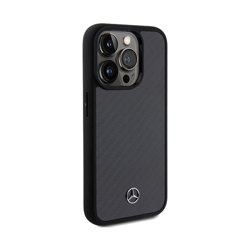 Mercedes Carbon Fiber Dynamic - Case iPhone 15 Pro (Black) 4
