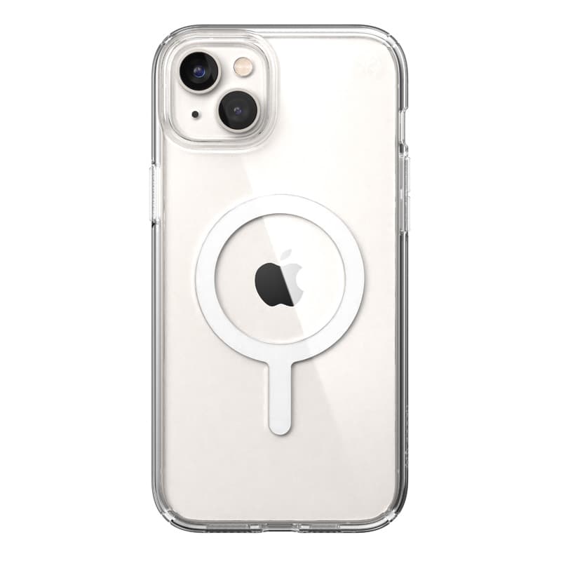 Speck Presidio Perfect-Clear + MagSafe - iPhone 15 Plus / iPhone 14 Plus Case (Clear) 6