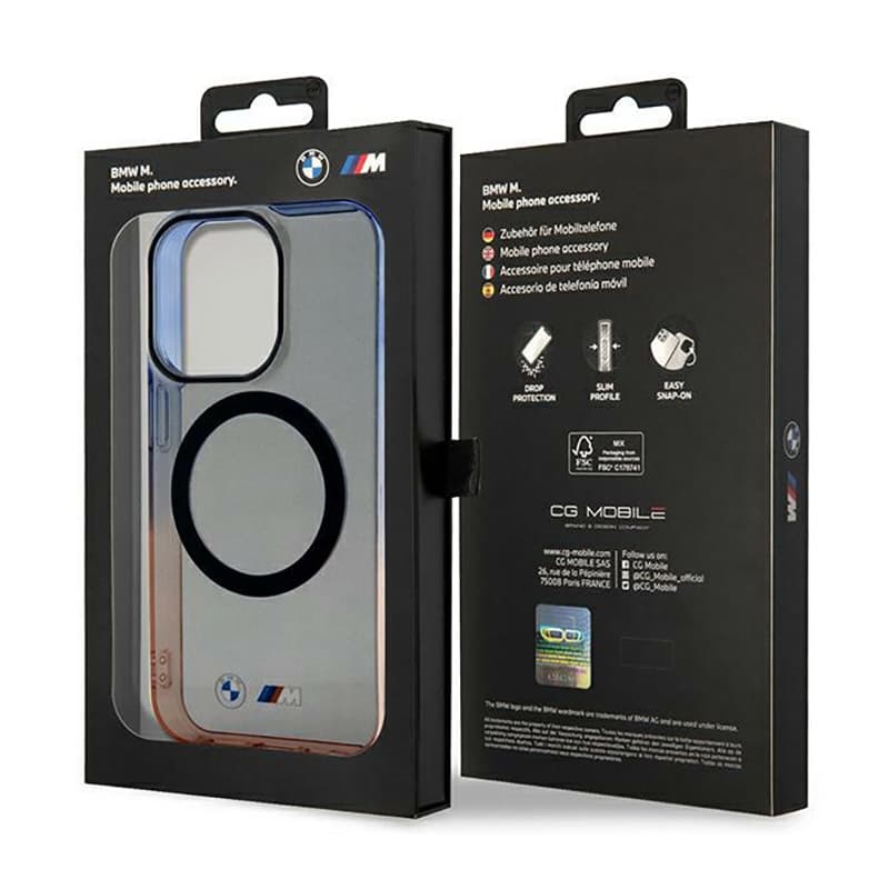BMW Gradient Bumper MagSafe - Case for iPhone 14 Pro Max (Grey) 8