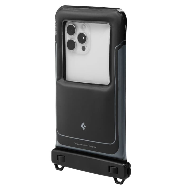 Spigen A611P Universal Waterproof Float Case 2-Pack - Waterproof Case for Smartphones up to 6.9" (Matte Black) 5
