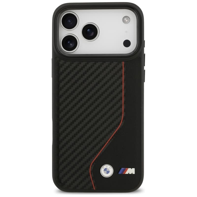 BMW M Carbon Line & Logo MagSafe - Case iPhone 17 Pro Max (red) 3
