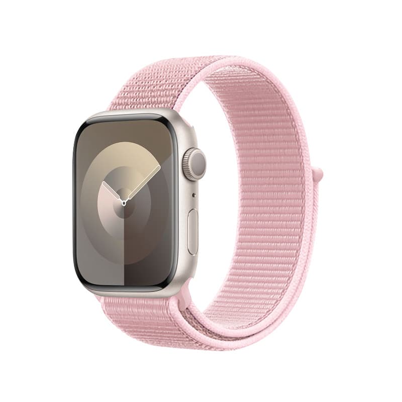 Crong Nylon - Sport Band for Apple Watch 38/40/41/42 mm (Powder Pink) 2