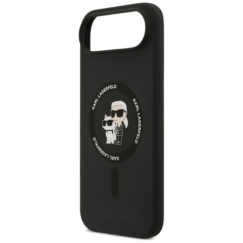 Karl Lagerfeld Silicone Karl & Choupette Ring MagSafe - Case iPhone Air (black) 6