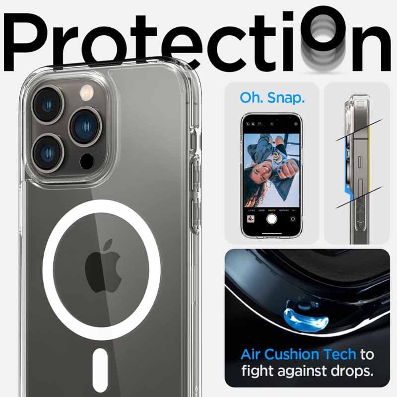 Spigen Ultra Hybrid Mag MagSafe - Case for iPhone 14 Pro (White) 4