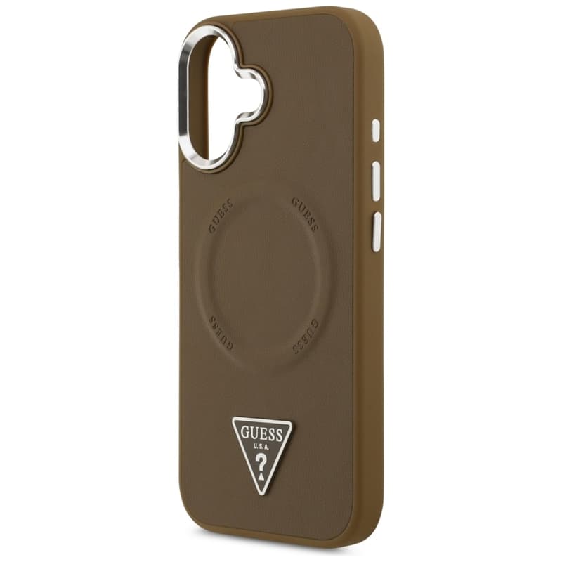 Guess Triangle Logo MagSafe - Case iPhone 17 (Brown) 6
