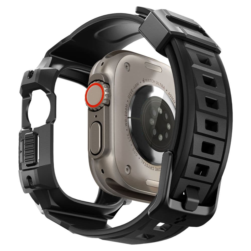 Spigen Rugged Armor Pro Case – Band with case for Apple Watch Ultra 49 mm (Black) 2