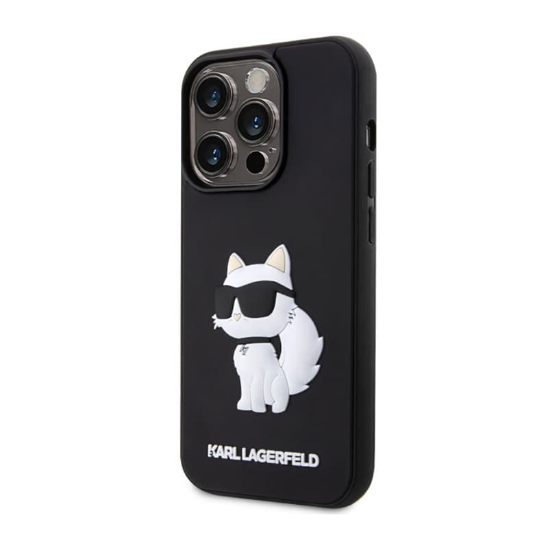Karl Lagerfeld 3D Rubber NFT Choupette - Case for iPhone 14 Pro (Black) 2
