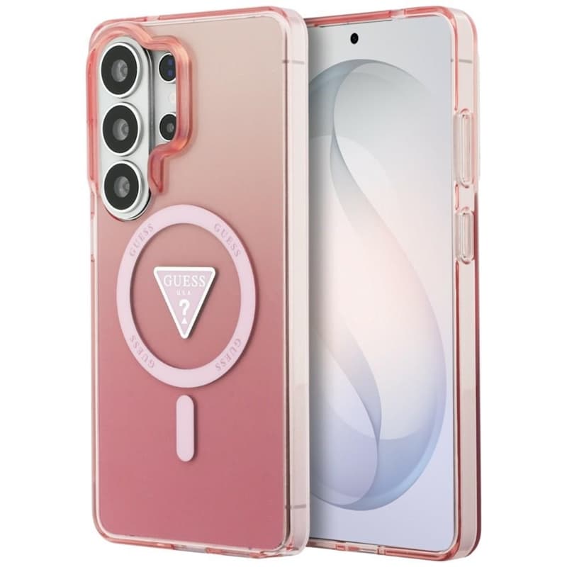 Guess IML Gradient Triangle MagSafe - Samsung Galaxy S26 Ultra Case (Pink) 1
