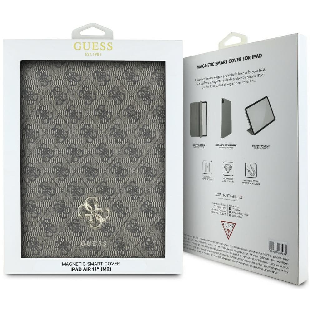 Guess Magnetic 4G Big Logo - Case iPad Air 11" M3 (2025) / iPad Air 11" M2 (2024) (brown) 6