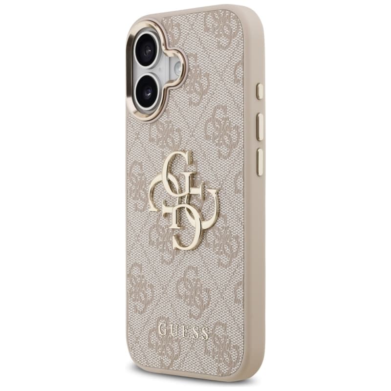 Guess 4G Big 4G Classic Logo - Case iPhone 17 (Pink / Gold) 2