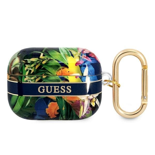 Guess Flower – Case for Airpods Pro (Blue) 1