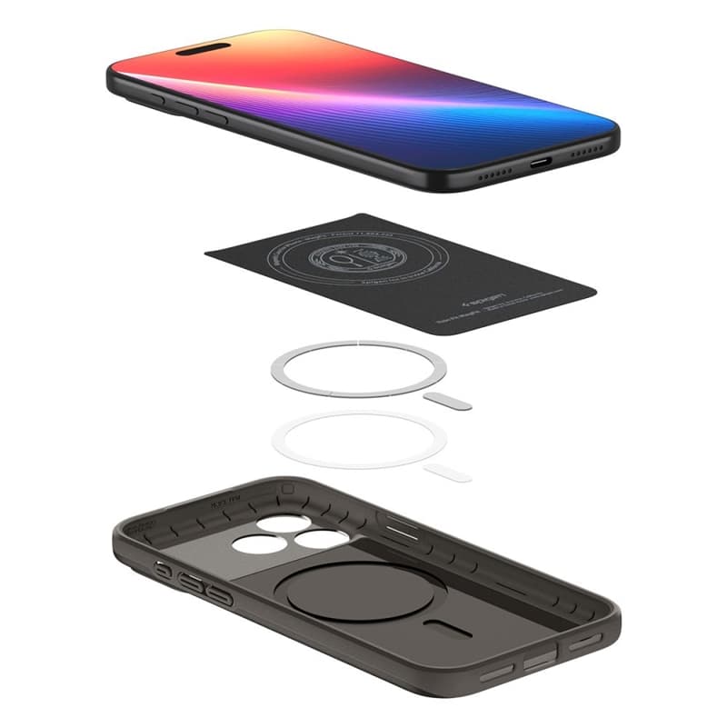 Spigen Thin Fit Mag MagSafe - Case for iPhone 17 Pro Max (Gunmetal) 8