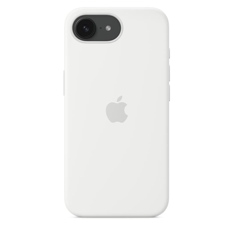 Apple Silicone Case – Silicone Case with MagSafe for iPhone 16e (White) 2