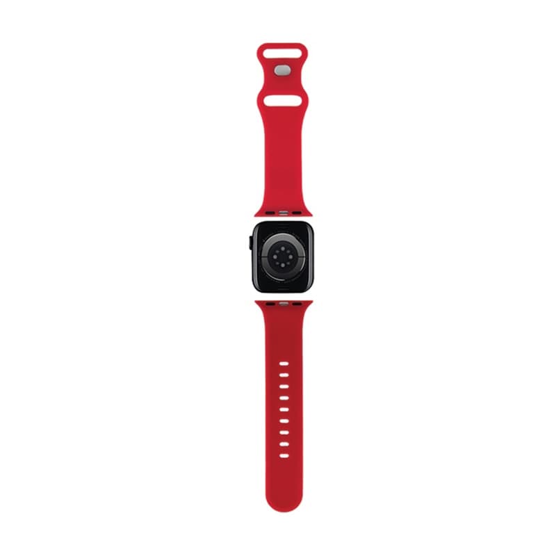 Hello Kitty Silicone Kitty Head - Strap for Apple Watch 38/40/41 mm (red) 2