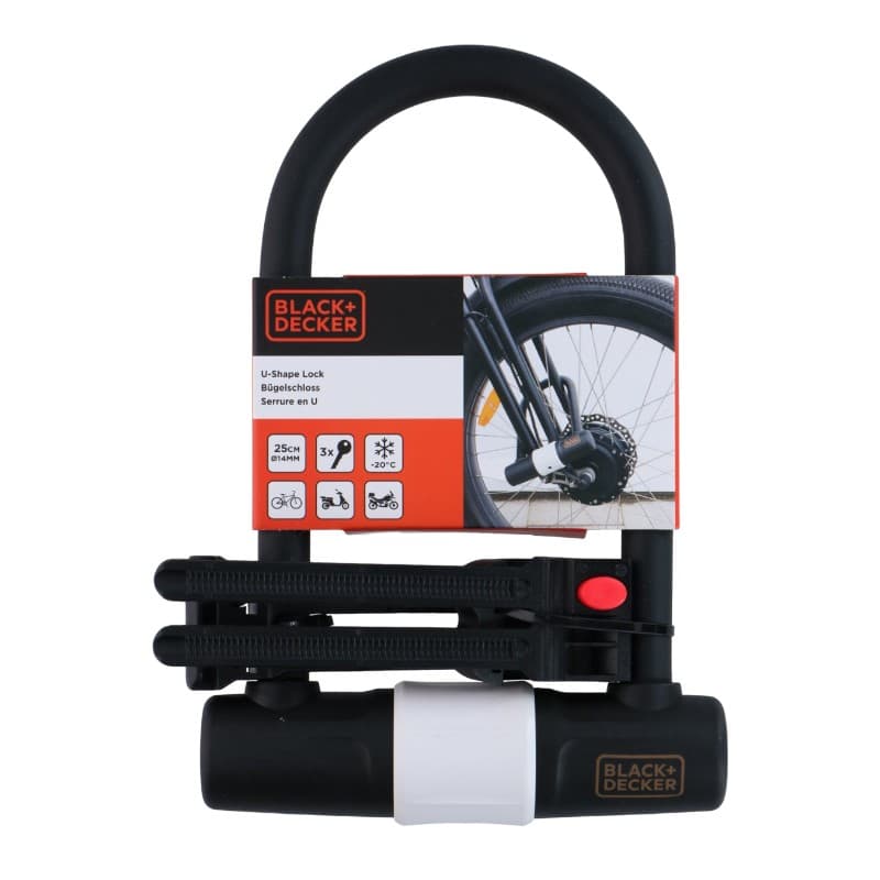 Black&Decker - Bicycle Lock / U-Lock 14x25 cm 4