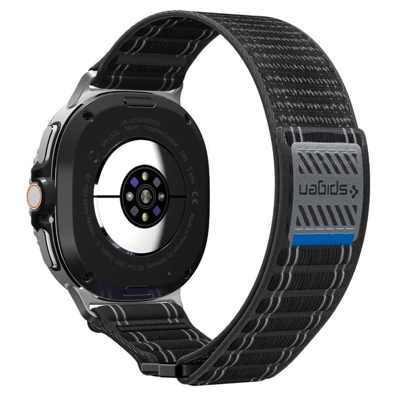 Spigen WBF0 Band - Strap for Samsung Galaxy Watch 8 / 8 Classic 40 / 44 / 46 mm (Black) 7