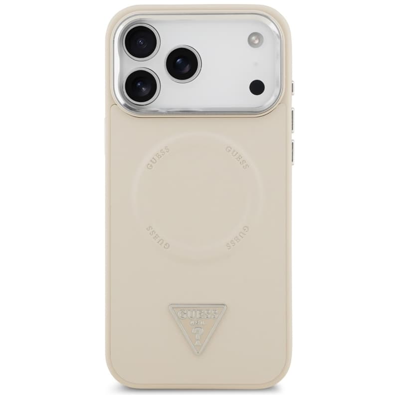 Guess Triangle Logo MagSafe - Case iPhone 17 Pro Max (Beige) 3