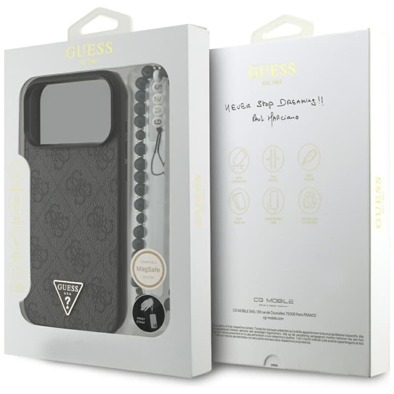 Guess 4G Strap Triangle Logo MagSafe - Case iPhone 17 Pro Max (black) 8
